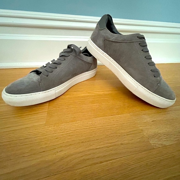 Nordstrom Men’s Gray Suede Sneakers - Picture 1 of 5